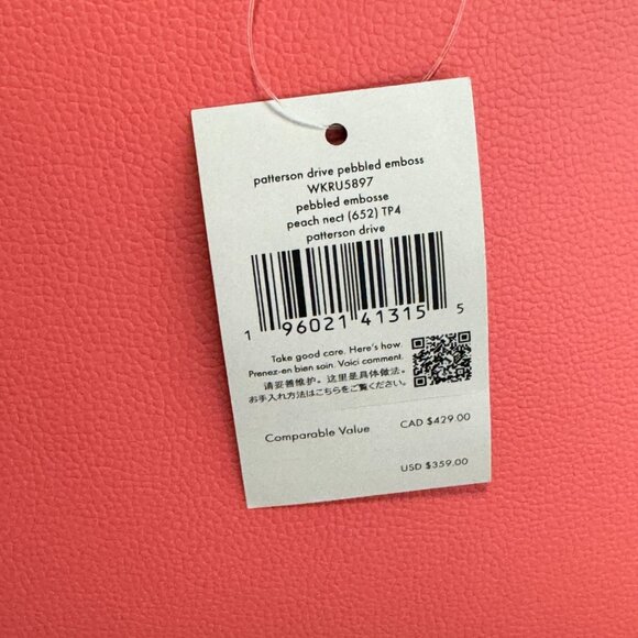 kate spade new york Patterson Drive Medium Dome Satchel – Peach Nectar - Picture 5 of 5